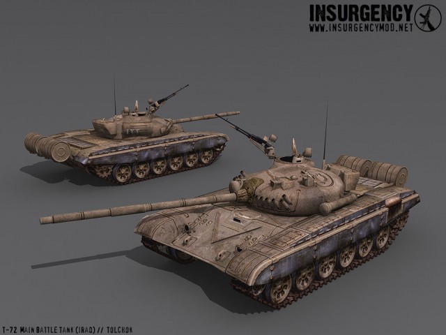 T72 Kampfpanzer - Render