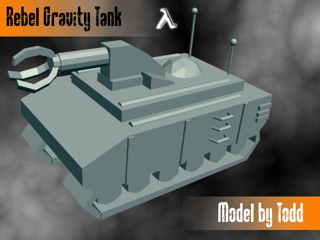 Der Anit-Gravity-Panzer - Modell
