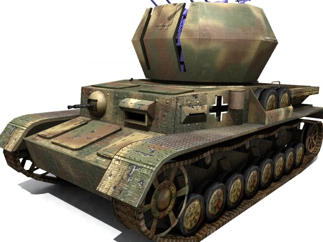 Deutscher Flak-Panzer Wirbelwind