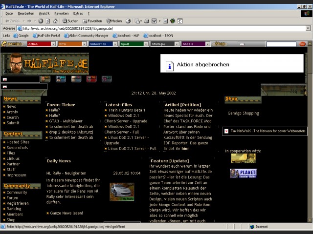 HalfLife.de 2002