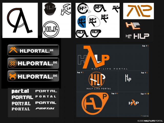 Half-Life Portal Logos