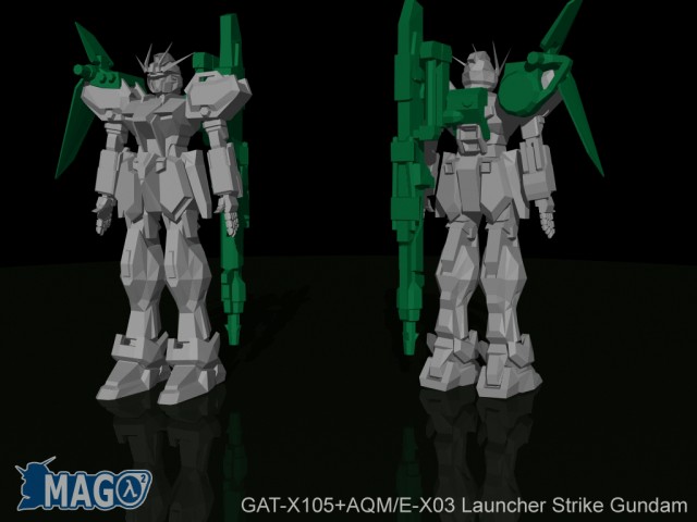 GAT-X105 Launcher Strike Gundam