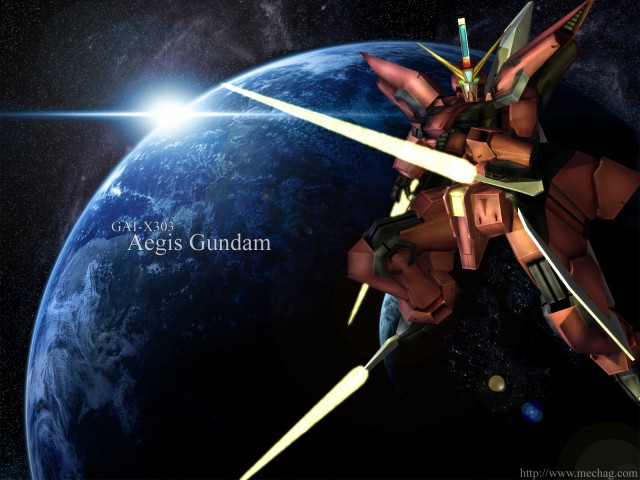 GAT-X303 Aegis Gundam - Wallpaper