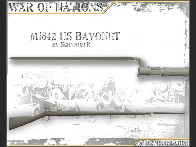 M1842 US avec bayonette