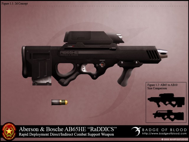 Aberson & Bosche AB65HE MkI RaDDICS Waffe