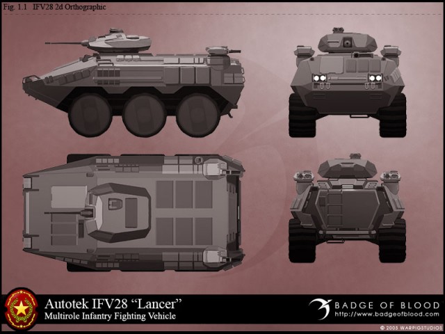 Autotek IFV28 "Lancer" Infantry Fighting Vehicle