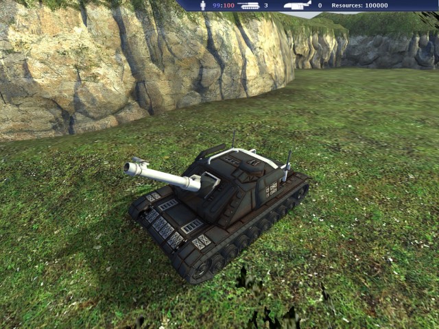 Artilleriegeschtz-Panzer der Imperialisten