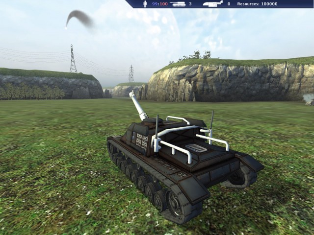 Artilleriegeschtz-Panzer der Imperialisten