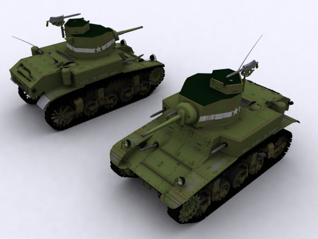 M3 Stuart Panzer